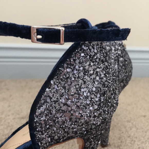 Blue sparkly heels - Picture 6 of 8